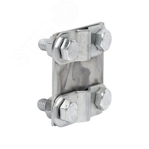 Зажим контрольный прут-прут пластина 57x57мм Ni PROxima - фото 2