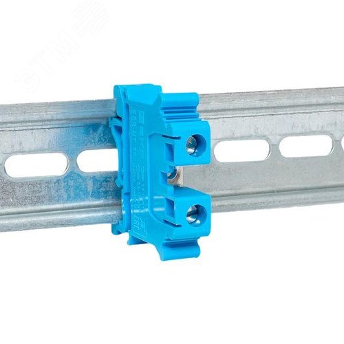 Клемма проходная винтовая UT 10 мм2 синяя EKF - фото 3