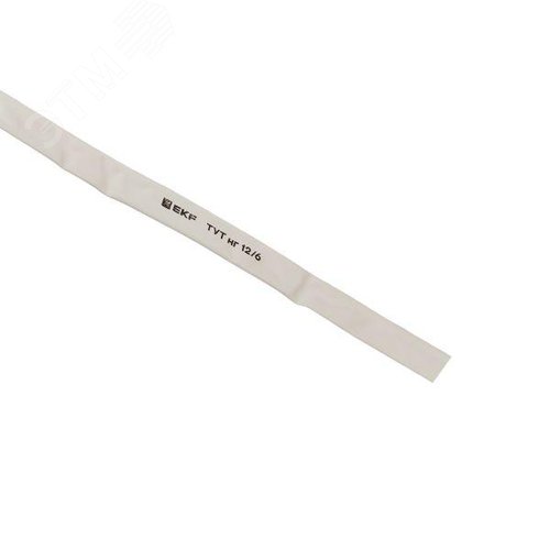 Трубка термоусаживаемая ТУТ нг 12/6 белая рулон PROxima - фото 5