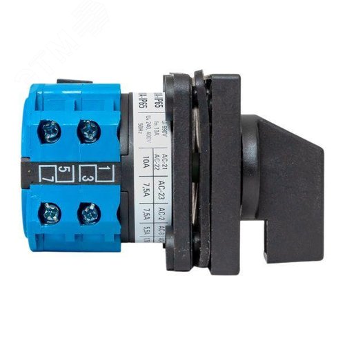 Переключатель кулачковый ПК-1-84 10А 4P для вольтметра (фазное напряжение) IP65 - фото 3