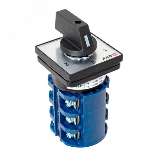 Переключатель кулачковый ПК-1-43 63А 3P 1-0-2 IP65 EKF - фото 7