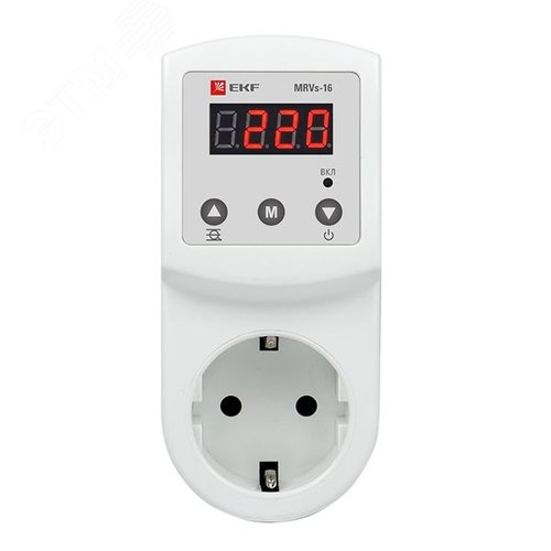 Реле напряжения розеточное цифровое PROxima - фото 2