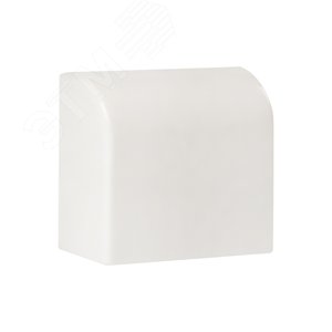 Заглушка (40х25) (4 шт) Plast Белый ecw-40-25x4 EKF