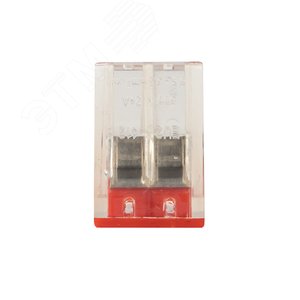 Строительно-монтажная клемма СМК 2273-242 (с пастой) 2 отверстия 0,5-2.5 мм2 блистер (5шт.) PROxima - фото 3