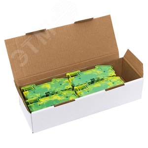 Клемма заземления пружинная ST 4 мм2 4 вывода EKF - фото 3