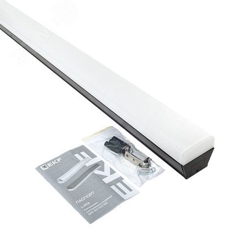 Светильник светодиодный линейный ДБО-150 черный 60Вт 4000К 1480х65х70 IP20 LUMA - фото 6