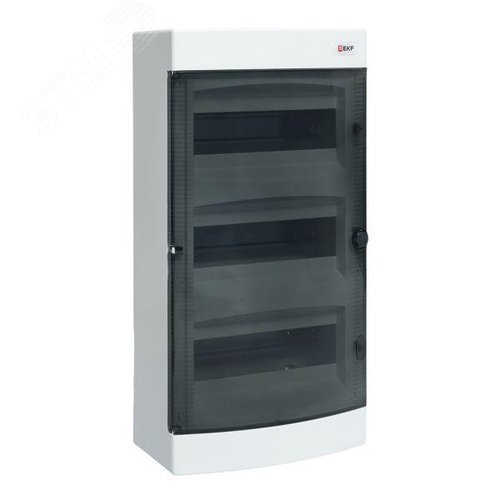 Щит распределительный навесной Unix прозрачная дверь 3х12 модулей IP41 EKF PROxima - фото 1