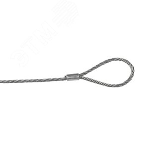 Трос стальной с петлей L=7м (2мм) - фото 2