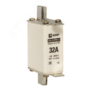 Вставка плавкая ППН-33 100/32А габарит 00С - фото 1