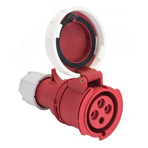 Розетка переносная 2442 3Р+РЕ 125А 380В IP67 PROxima - фото 1