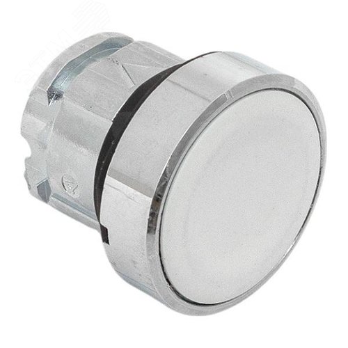 Исполнительный механизм кнопки XB4 белый плоский возвратный без фиксации, без подсветки IP65 - фото 6