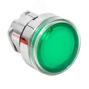 Механизм кнопки исполнительный XB4 зеленый плоский возвратный без фиксации с подсветкой PROxima