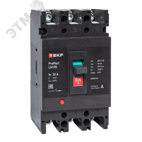 Изображение товара LS125 18кА 3P 32А ProPact EKF (шт)