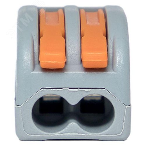 Клемма СМК 222-412 с рычагом 2 отверстия блистер . EKF - фото 5