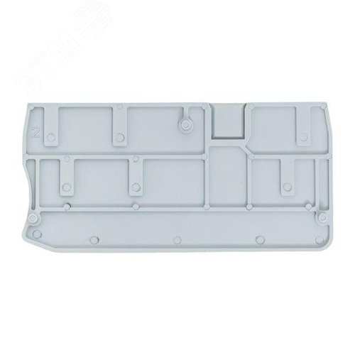 Заглушка для 6 Push-in 3 вывода серая - фото 3