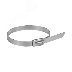 Хомут AISI 304 из нержавеющей стали, 4.6x150 (10 шт.) FlexLock PROxima - фото 1