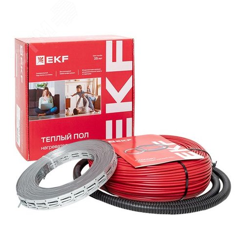 Изображение товара Кабель нагревательный для теплого пола PROxima 2000 Вт 143 м 13.5 м2 (шт)