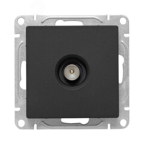 Эпика Механизм розетки TV одиночная черный EKF - фото 2