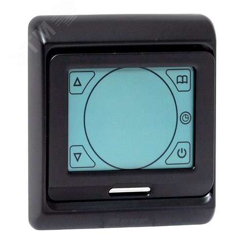 Термостат сенсорный для теплых полов электронный  черный 16А 230В - фото 1