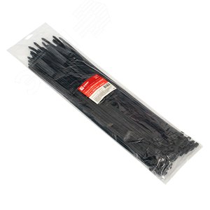 Хомут 7.2х500 черный нейлон (100шт) - фото 2