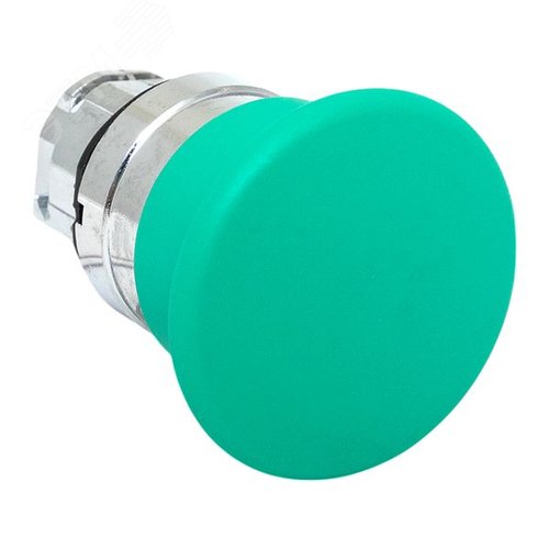 Механизм кнопки исполнительный XB4 Грибок зеленый возвратный без фиксации без подсветки IP65 - фото 1