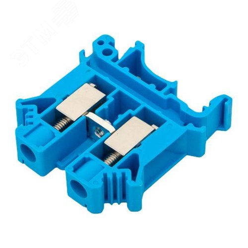 Клемма проходная винтовая UT 10 мм2 синяя EKF - фото 9