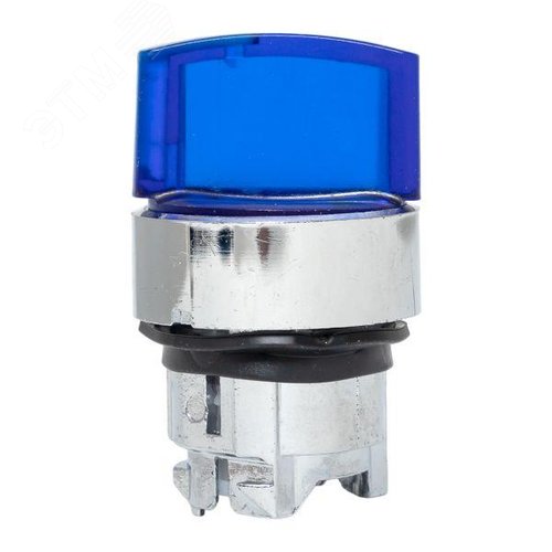 Механизм переключателя исполнительный ХB4 синий на 2 положения с фиксацией без подсветки с короткой ручкой PROxima - фото 3