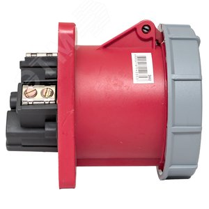 Розетка стационарная внутренняя 3442 3Р+РЕ 125А 380В IP67 PROxima - фото 3