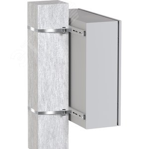 Крепление на столб монтажной полосой (ширина шкафадо 650 мм) Basic - фото 2