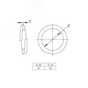 Шайба гровер M6 - фото 2