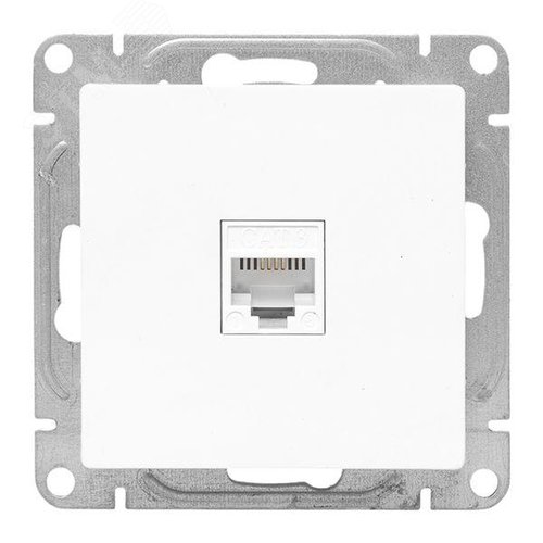 Эпика Механизм розетки RJ11 белый EKF - фото 2