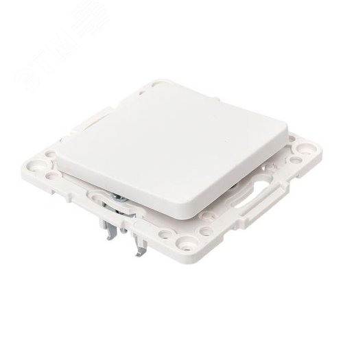 Механизм кнопки нажимной 10А белый Стокгольм EKF - фото 7