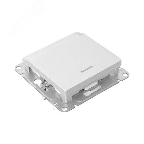 Эпика Механизм выключателя карточный с подсветкой алюминий EKF - фото 8