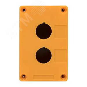 Корпус КП102 пластиковый 2 кнопки желтый cpb-102-o EKF - 2