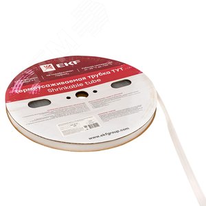 Термоусаживаемая трубка ТУТ 10/5 прозрачная рулон PROxima - фото 4