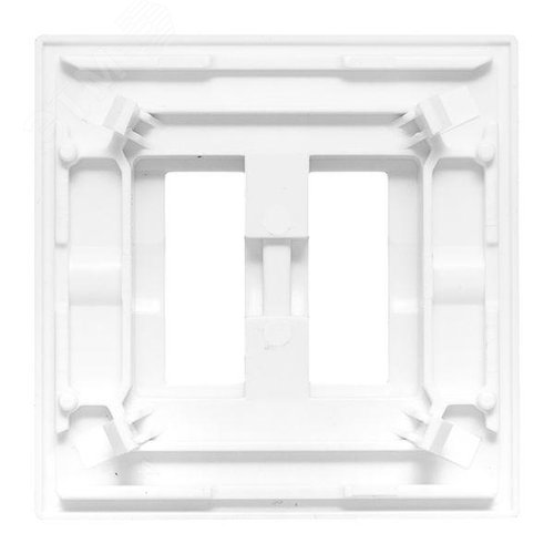 Эпика Пластина переходная для 1 или 2х клавишного выключателя IP44 белый EKF - фото 4