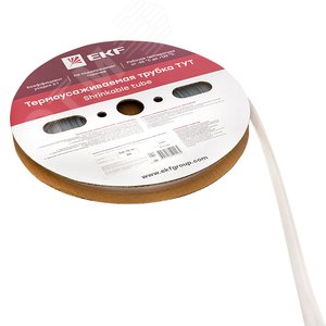 Термоусаживаемая трубка ТУТ 12/6 прозрачная рулон PROxima - фото 4