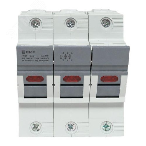 Предохранитель-разъединитель DF 14х51 3Р (тип ПВЦ) - фото 4