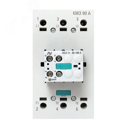 Комплект КМЭ 90А 400В АС с дополнительными контактами 1НО+1НЗ EKF AVERES - фото 3