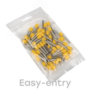 Наконечник штыревой втулочный изолированный НШвИ 6,0-24 (50шт.) PROxima - фото 3