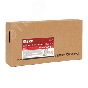 Блок питания на монтажную панель 500 Вт, 220 В AC /24В DC - фото 7