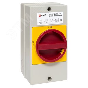 Изображение товара Переключатель кулачковый ПК-2-13 16А 3P ВКЛ-ВЫКЛ с блокировкой в боксе IP65 (шт)