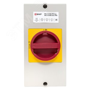 Переключатель кулачковый ПК-2-13 40А 3P ВКЛ-ВЫКЛ с блокировкой в боксе IP65 PROxima - фото 2