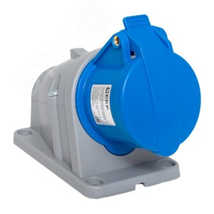 Изображение товара Розетка стационарная наружная 113 2Р+РЕ 16А 220В IP44 EKF PROXIMA (шт)