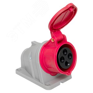 Розетка стационарная наружная 114 3Р+РЕ 16А 380В IP44 EKF PROXIMA - фото 2