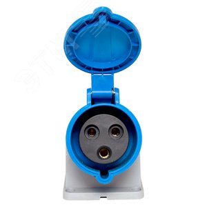 Розетка стационарная наружная 123 2Р+РЕ 32А 220В IP44 EKF PROXIMA - фото 4