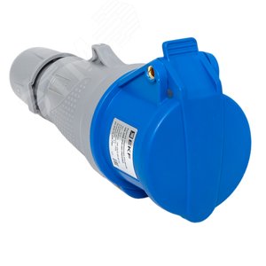 Розетка переносная 213 2Р+РЕ 16А 220В IP44 EKF PROXIMA - фото 1