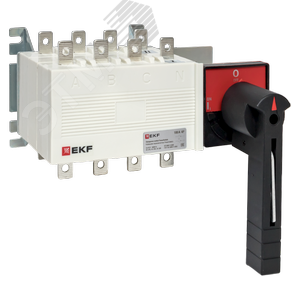 Рубильник-переключатель 100A 4P c рукояткой управления для прямой установки PowerSwitch - фото 1