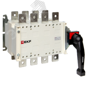 Рубильник-переключатель 400A 4P c рукояткой управления для прямой установки PowerSwitch - фото 1