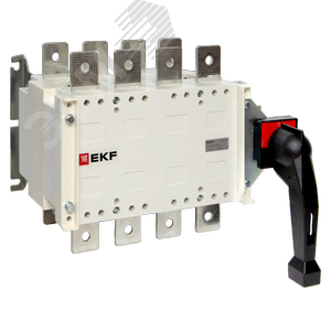 Рубильник-переключатель 630A 4P c рукояткой управления для прямой установки PowerSwitch - фото 1